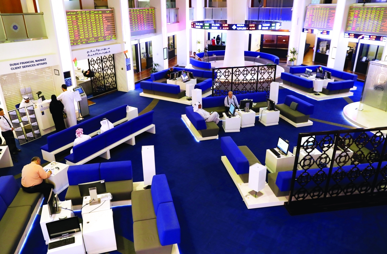Traders seen at the Dubai International Financial Market in Dubai World Trade Centre, December 30, 2019. Photo by Dennis B. Mallari